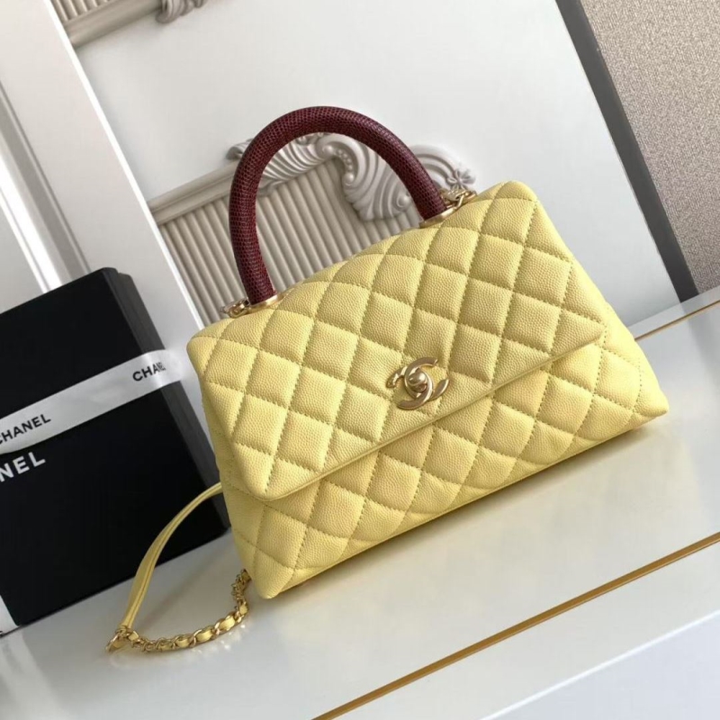 Ch**el top handle bags